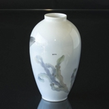 Vase mit Forelle und Blasentang, Royal Copenhagen Nr. 258-47D