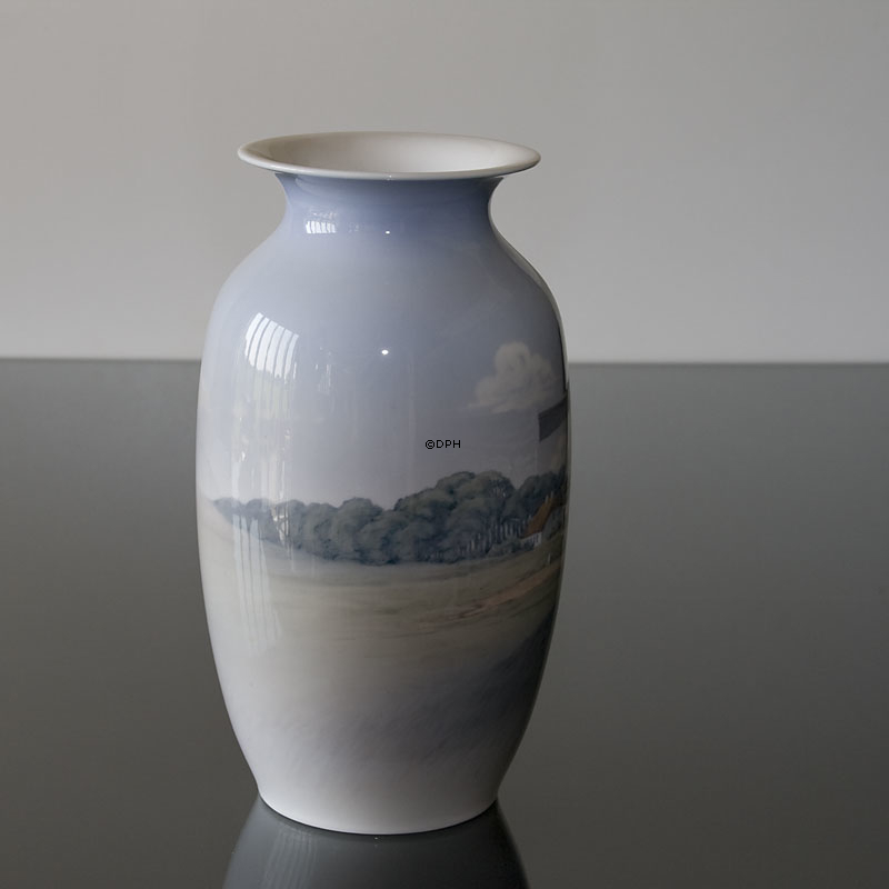 Vase med landskab, Royal Copenhagen nr. 2634-2983