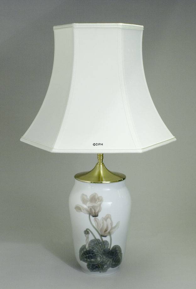 Bordlampe med blomst, Royal Copenhagen nr. 2635-1217