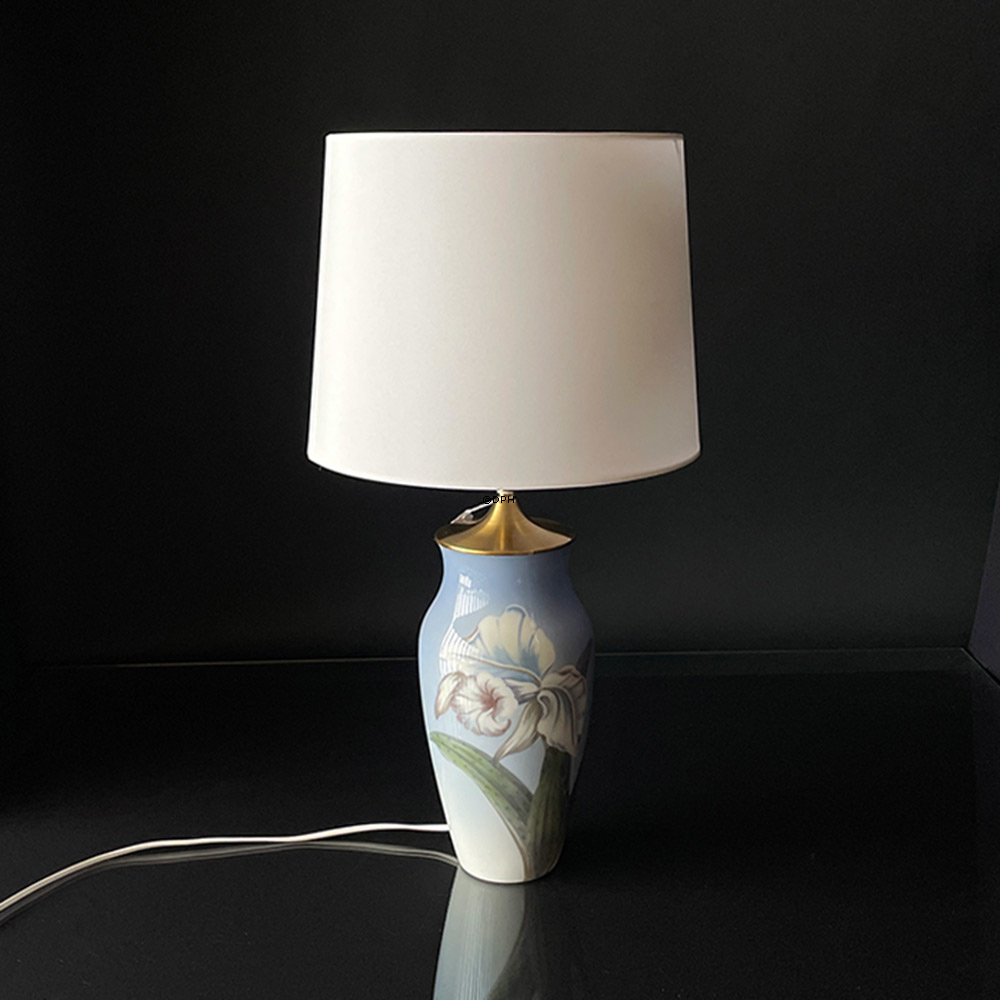 Bordlampe med blomst, Royal Copenhagen nr. 2640-137