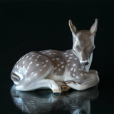 Kid, stor, Liggende med hoved ned, sovende, Royal Copenhagen figur nr. 2649