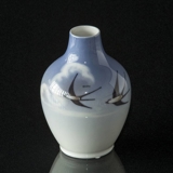 Vase with swallows, Royal Copenhagen No. 2671-1227