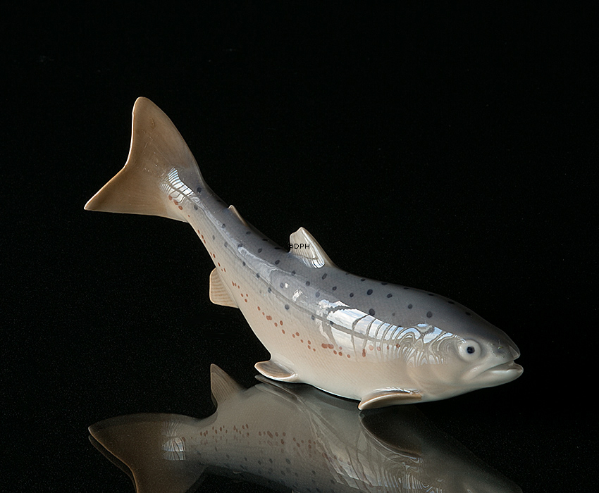 Ørred, Royal Copenhagen fiskefigur nr. 136 eller 2676