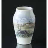 Vase med Landskab, Royal Copenhagen nr. 2695-2037