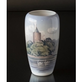 Vase med gåsetårnet, Royal Copenhagen nr. 2757-1049
