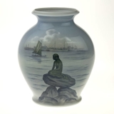 Vase Den Lille Havfrue ved Langelinje i København, Royal Copenhagen nr. 2770-3088