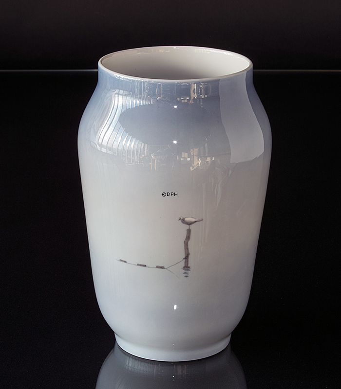 Vase med marine motiv, Royal Copenhagen nr. 2771-1217