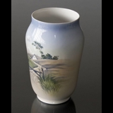 Vase with scenery, Royal Copenhagen No. 2776-1217
