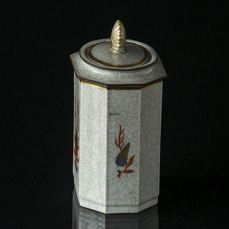 Låg skål krakeleret, 13cm, Royal Copenhagen nr. 28-2575