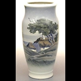 Vase mit Landschaft, Royal Copenhagen Nr. 2857-131