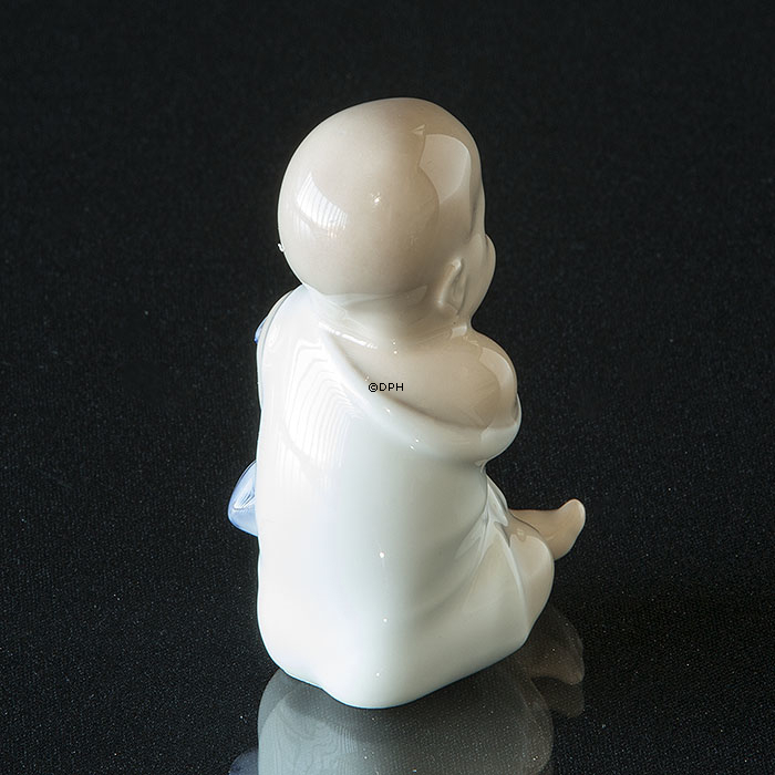 Baby med blomster, Forår , Royal Copenhagen figur nr. 2856