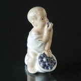 Baby with Cornucopia, Autumn, Royal Copenhagen figurine no. 2858