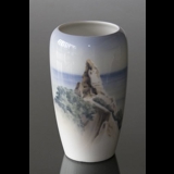 Vase with Moens cliff, Royal Copenhagen no. 2861-237