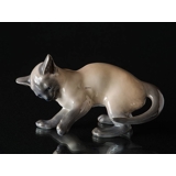 Legende Siameser kat, Royal Copenhagen figur nr. 2872