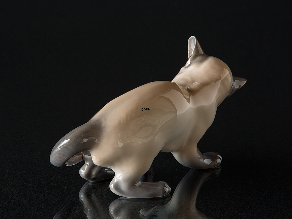 Legende Siameser kat, Royal Copenhagen figur nr. 2872