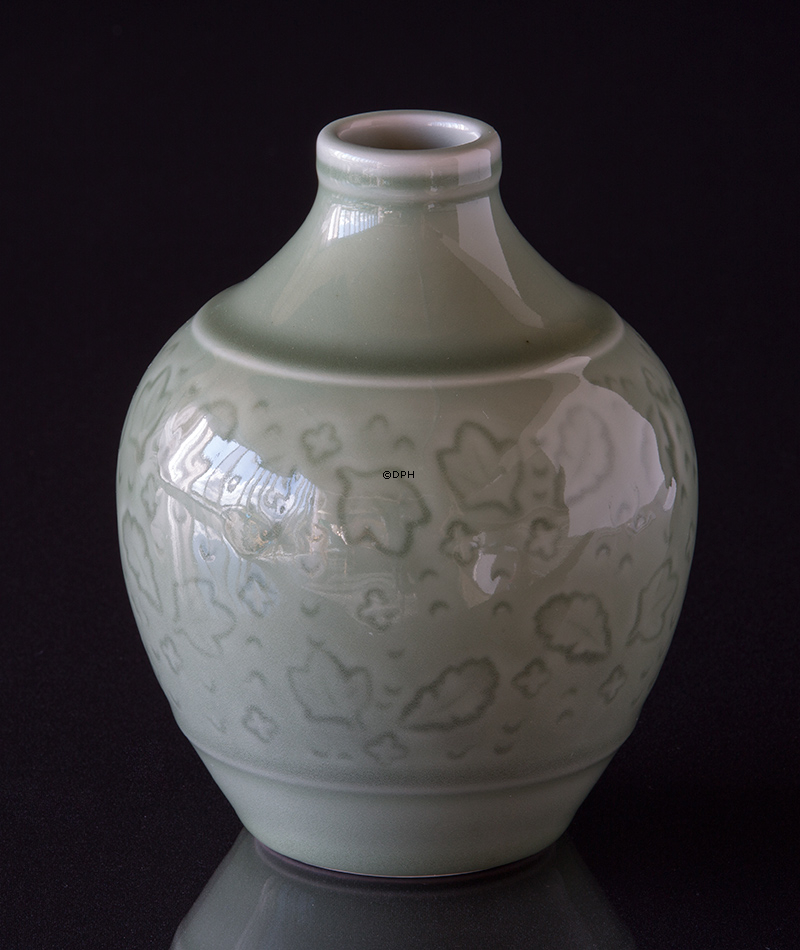 Grøn Art Nouveau Vase, Royal Copenhagen nr. 2902
