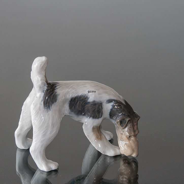 Ruhåret terrier, Royal Copenhagen hundefigur nr. 3020