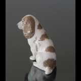 Cocker spaniel sitting down, Royal Copenhagen dog figurine No. 3116