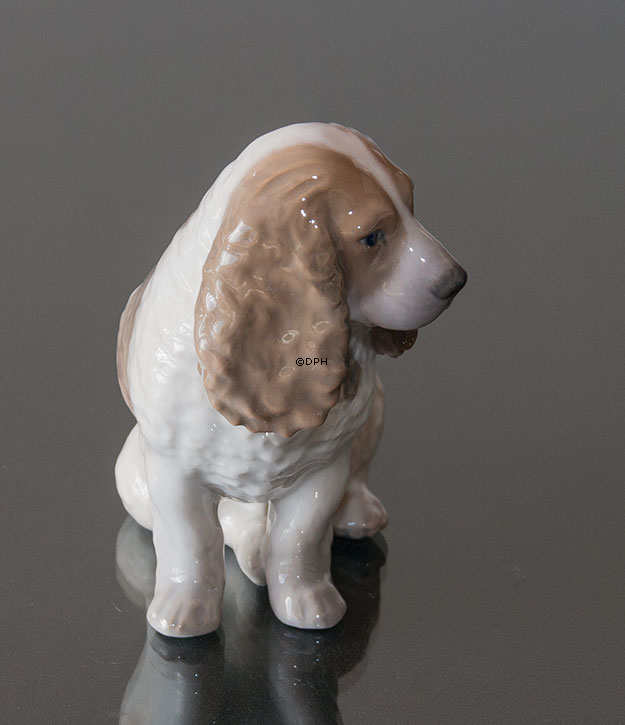 Cocker Spaniel, Royal Copenhagen hunde figur nr. 3116