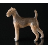Airedale terrier, Royal Copenhagen dog figurine no. 3139