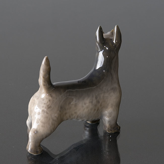 Skotsk Terrier, Royal Copenhagen hunde figur nr. 3161