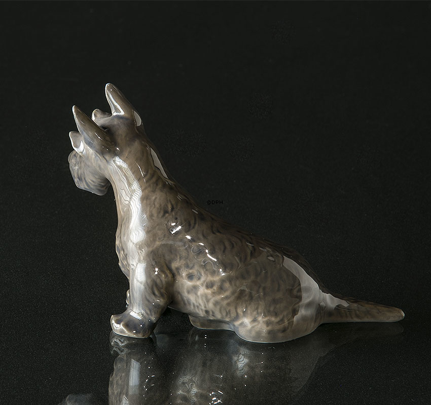 Skotsk Terrier 8cm, Royal Copenhagen hundefigur nr. 3162