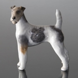 Rauhaariger Terrier 12cm, Royal Copenhagen Hundefigur Nr. 3165
