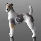 Wirehaired terrier 12cm, Royal Copenhagen dog figurine No. 3165