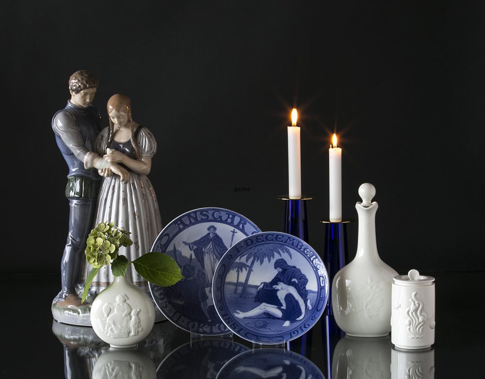 Ridder og jomfru, Kæmpe Royal Copenhagen figur nr. 3171