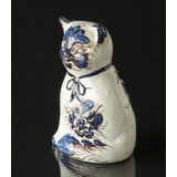 Die Blaue Katze, Royal Copenhagen Fayence Figur Nr. 325-3654