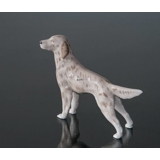 Irish Setter steht aufmerksam, Royal Copenhagen Hund Figur Nr. 3252