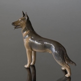 German Shepherd, Royal Copenhagen dog figurine no. 3261