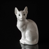 Siamkatze, die zur Seite schaut, Royal Copenhagen Figur Nr. 3281
