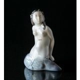 The little mermaid looking up askingly, Royal Copenhagen figurine No. 3321