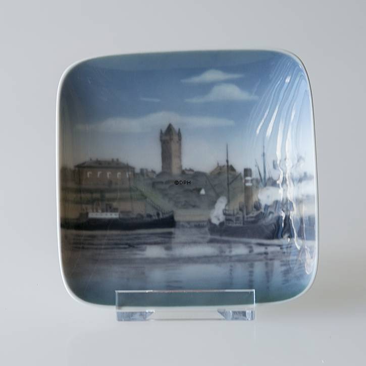 Skål med havnen i Esbjerg, Royal Copenhagen nr. 3357