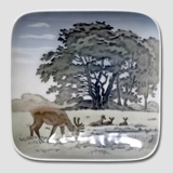 Bowl with the Deer Park in Copenhagen, Royal Copenhagen no. 3465