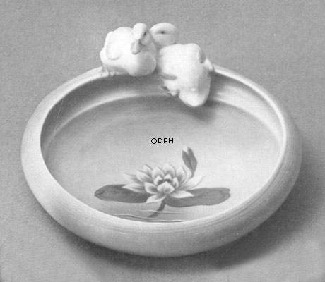 Skål med ællinger fra Royal Copenhagen nr. 358