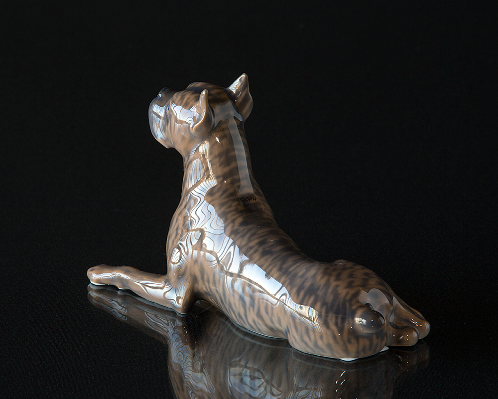Bokser, Royal Copenhagen hunde figur nr. 3635