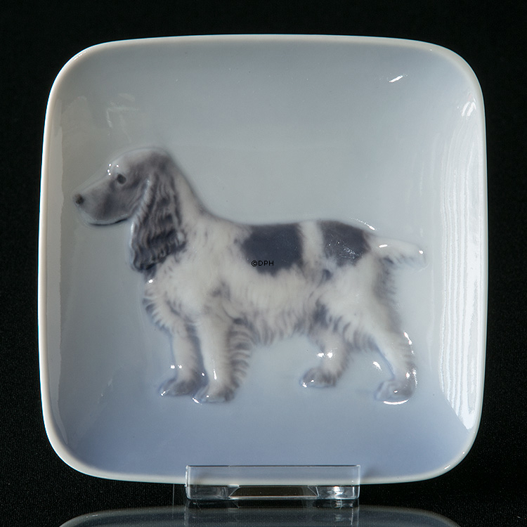 Skål med Cocker Spaniel, Royal Copenhagen nr. 3664