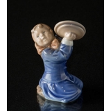 Girl with pot-lid, Royal Copenhagen figurine No. 3677