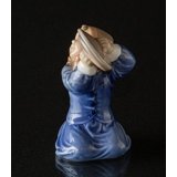 Girl with pot-lid, Royal Copenhagen figurine No. 3677