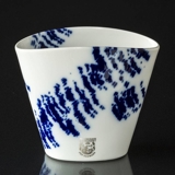 Vase with blue decoration by Ivan Weiss, Royal Copenhagen no. 368 - Small inscription Kolonihave Forbundet