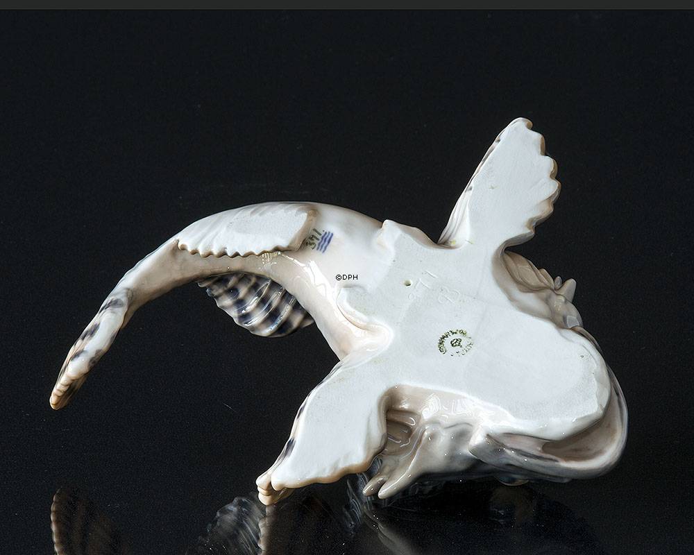 Ulk, Royal Copenhagen fiskefigur nr. 371, Design: Andresen (1894-1922) (med meget lille reparation på halefinne)