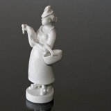 Torvekone, Hvid Royal Copenhagen figur nr. 4070