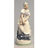 Pige med kat, Royal Copenhagen overglasur figur nr. 4087