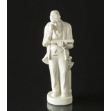 Sommerfuglesamler / Lepidopterolog, Royal Copenhagen Whites figur nr. 4122