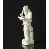 Sommerfuglesamler / Lepidopterolog, Royal Copenhagen Whites figur nr. 4122