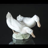 Drake and duck, Royal Copenhagen bird figurine no. 412 (Repair on the beak)