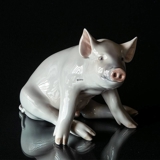 Pig, Royal Copenhagen figurine No. 414