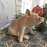 Schwein, Royal Copenhagen Figur Nr. 414